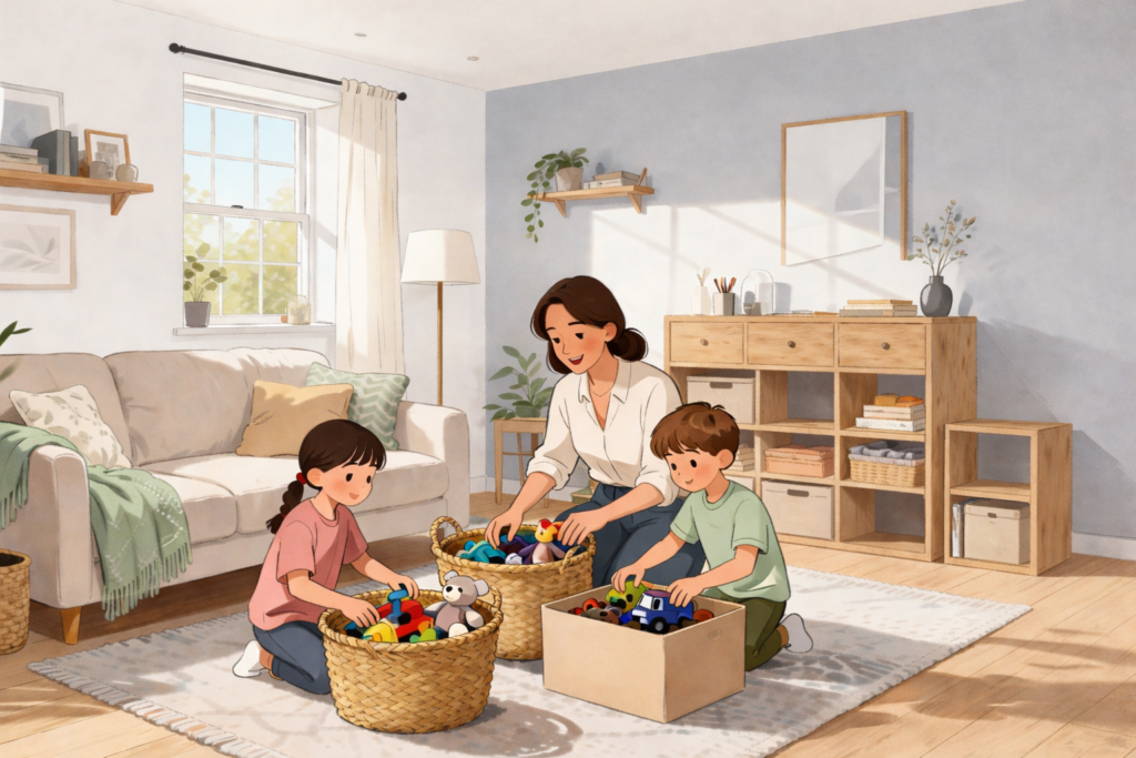 Decluttering with Kids Without Tears or Tantrums: The Complete Calm Guide for Parents 1 ChatGPT Image Mar 5 2026 07 30 04 PM